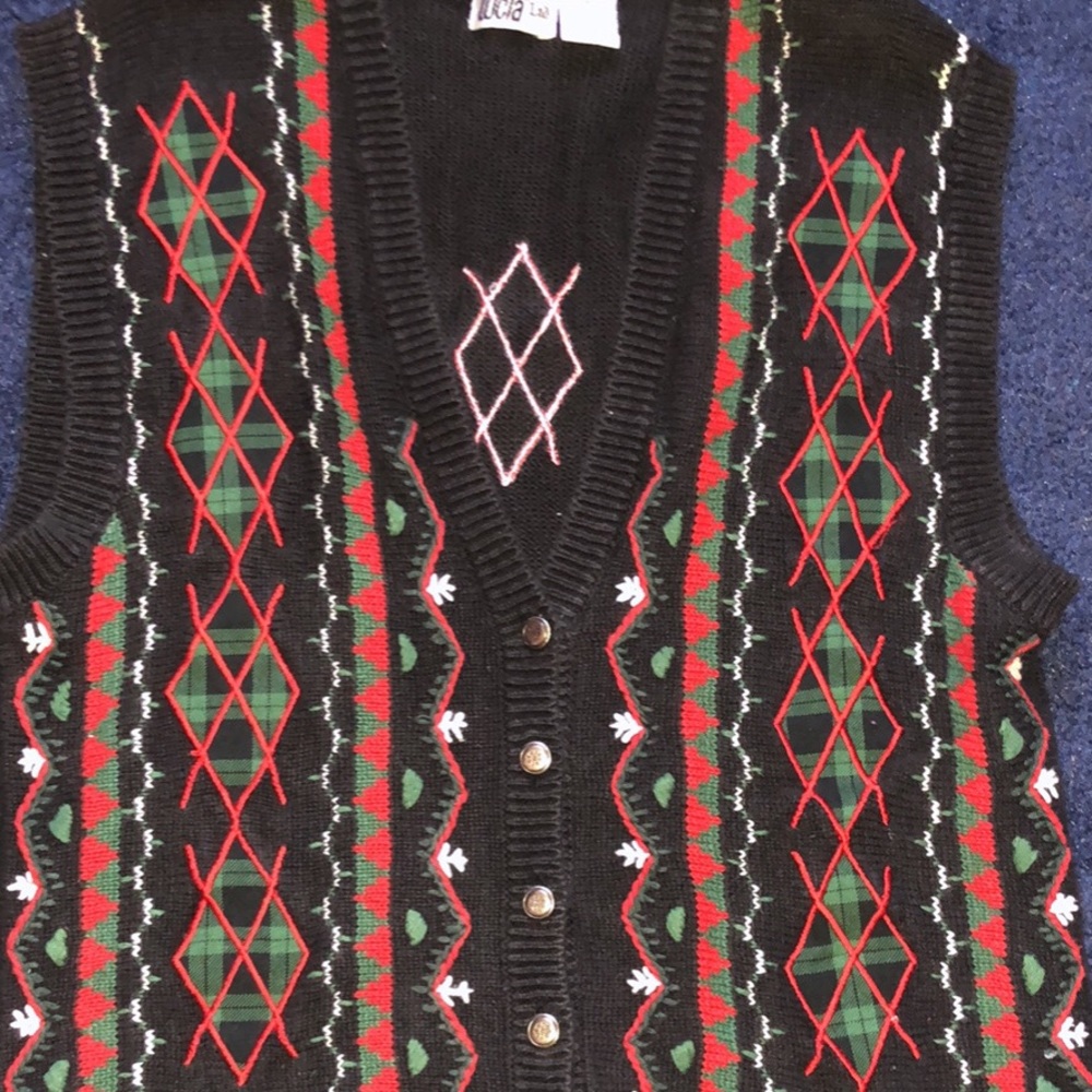 Vintage Ugly Christmas Vest